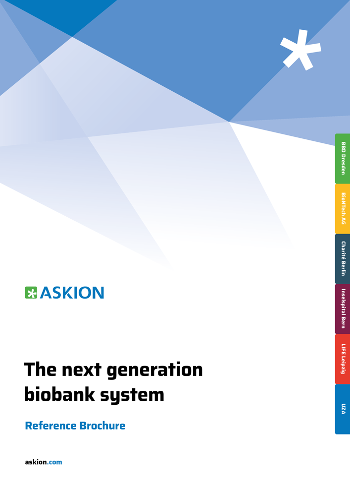 Askion - Biobanking - Download - Referenzbroschuere